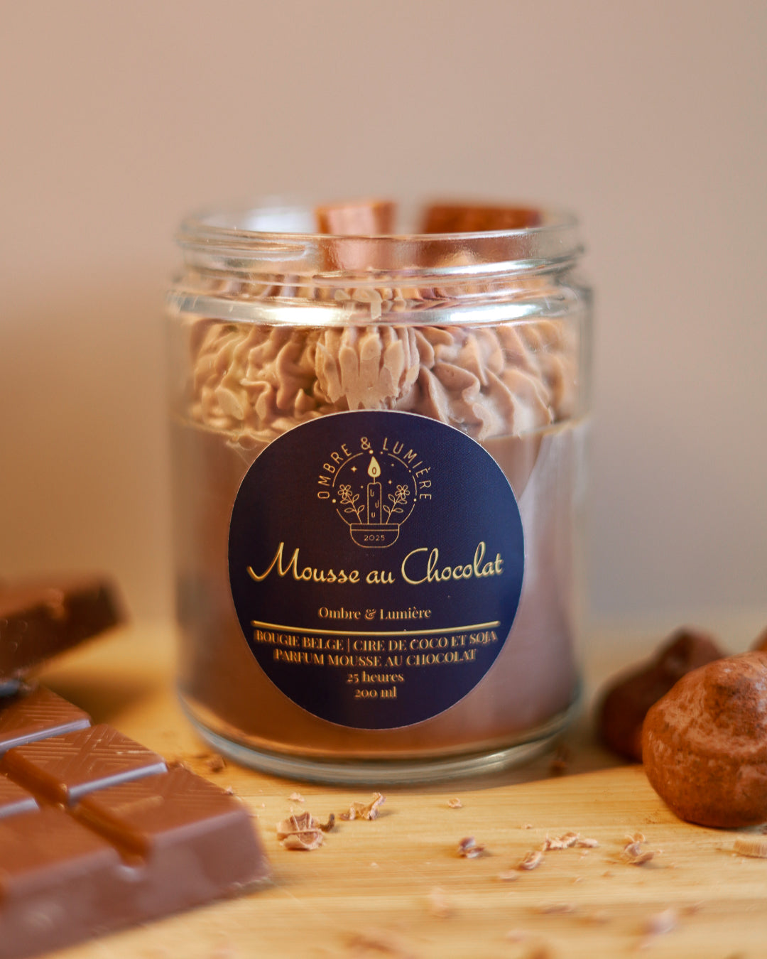 Bougie Mousse au Chocolat